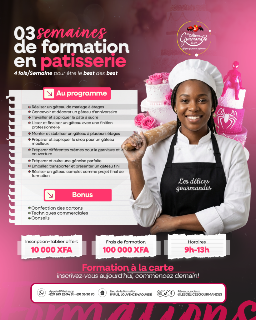 Optimiser la conversion d&rsquo;une formation professionnelle par le design visuel: Le projet « Délices Gourmandes