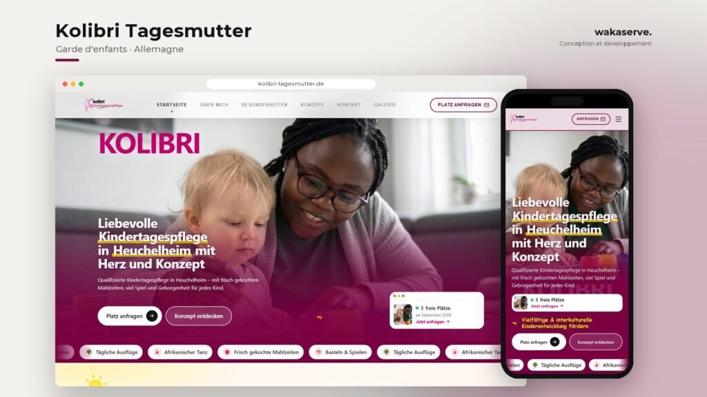 Site de Kolibri, assistante maternelle (Tagesmutter) à Heuchelheim